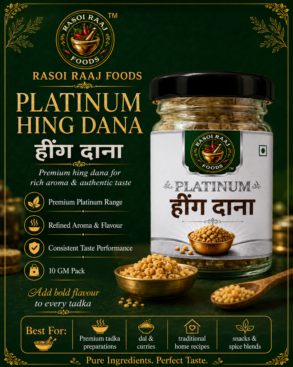 PREMIUM PLATINUM HING DANA | 10GM